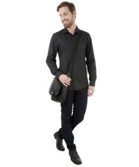 Camisa-Slim-com-Mini-Print-Preta-8165760-Preto_3