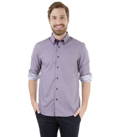 Camisa-Slim-com-Mini-Print-Roxa-8165862-Roxo_1 Camisa-Slim-com-Mini-Print-Roxa-8165862-Roxo_1