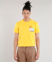 Camiseta-Masculina-Piet-Marcelo-D2-A-E-P-O-F-Manga-Curta-Gola-Careca-Amarela-9343536-Amarelo_1