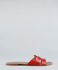 Rasteira-Feminina-com-Tiras-Cruzadas-Vermelha-9416615-Vermelho_1