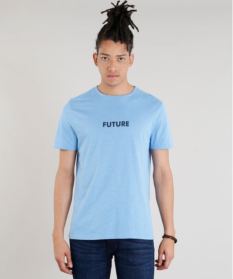 Camiseta-Masculina-C2C--Future--Manga-Curta-Gola-Careca-Azul-Claro-9267333-Azul_Claro_1