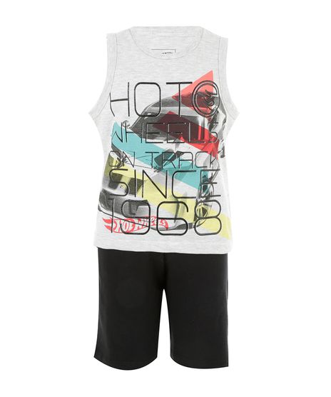 Conjunto-Regata---Bermuda-Hot-Wheels-Cinza-Mescla-8229071-Cinza_Mescla_1