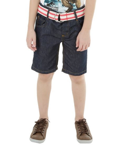 Bermuda-Jeans-Slim-com-Cinto-Azul-Escuro-7954574-Azul_Escuro_1
