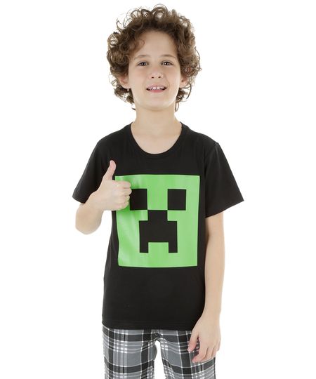 Camiseta-Minecraft-Preta-8204099-Preto_1