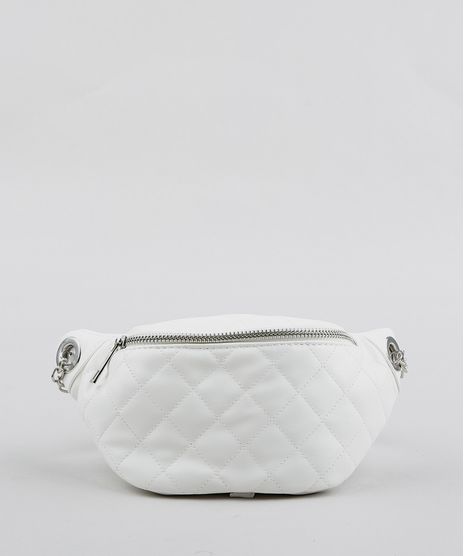 Pochete-Feminina-Matelasse-com-Corrente-e-Ilhos-Branca-9250680-Branco_1