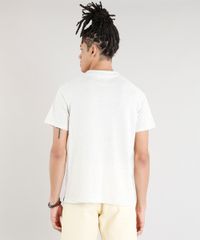 Camiseta-Masculina-com-Botoes-em-Linho-Manga-Curta-Gola-Careca-Bege-Claro-9249172-Bege_Claro_2