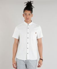 Camisa-Masculina-com-Bolso-em-Linho-Manga-Curta-Bege-Claro-9334909-Bege_Claro_1