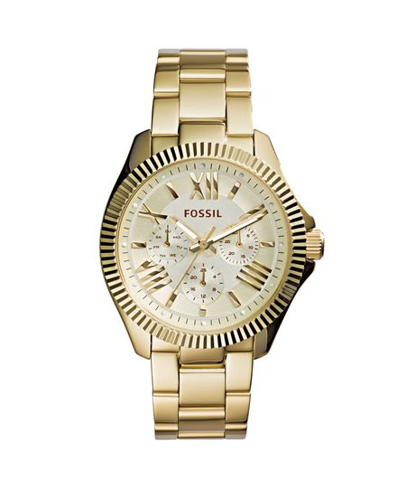Relógio Fossil Feminino Fossil Dourado AM4570/4DN Menor preço em Relógio Fossil Feminino Fossil Dourado AM4570/4DN