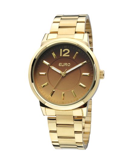 Relógio Euro Feminino Maribor EU2035LQW/4C - Dourado Menor preço em Relógio Euro Feminino Maribor EU2035LQW/4C - Dourado