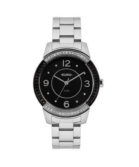 Relógio Euro Feminino Color Mix Glam Prata EU2036YMP/3P Menor preço em Relógio Euro Feminino Color Mix Glam Prata EU2036YMP/3P