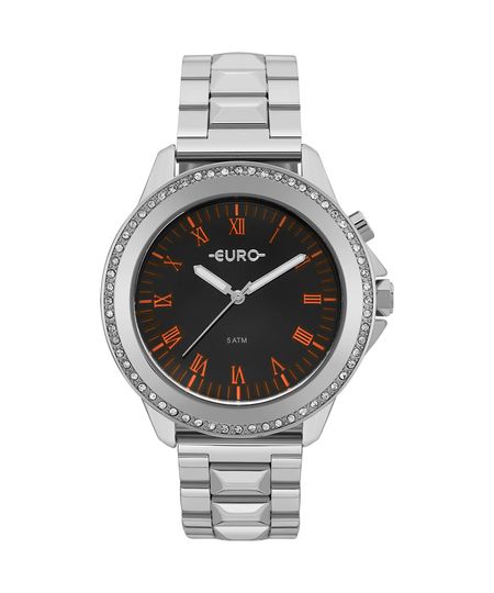 Relógio Euro Feminino Neon Lights Prata - EU2036YMD/4P Menor preço em Relógio Euro Feminino Neon Lights Prata - EU2036YMD/4P