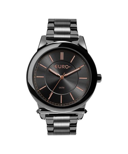 Relógio Euro Feminino Assimetric Glam Grafite EU2036YMS/4C Menor preço em Relógio Euro Feminino Assimetric Glam Grafite EU2036YMS/4C