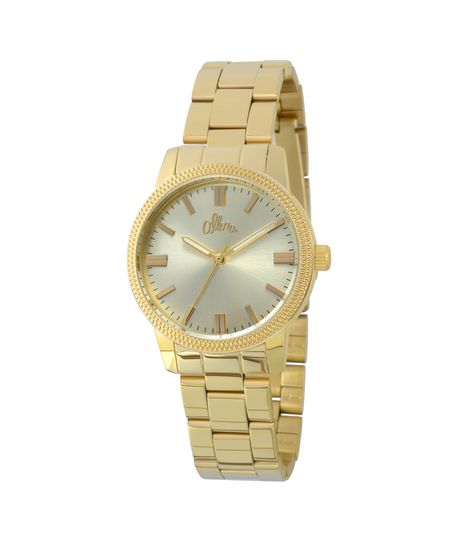 Relógio Allora Feminino Dourado - AL2035EZO/4D Menor preço em Relógio Allora Feminino Dourado - AL2035EZO/4D