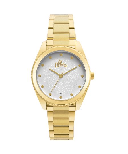 Relógio Allora Feminino Algodão Doce AL2035FMI/4K - Dourado Menor preço em Relógio Allora Feminino Algodão Doce AL2035FMI/4K - Dourado