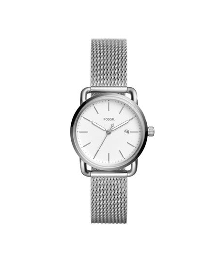 Relógio Fossil Feminino Ladies The Commuter Prata - ES4331/1KN Menor preço em Relógio Fossil Feminino Ladies The Commuter Prata - ES4331/1KN