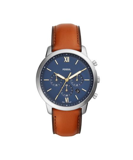 Relógio Fossil Masculino Neutra Chrono Prata - FS5453/0MN Menor preço em Relógio Fossil Masculino Neutra Chrono Prata - FS5453/0MN