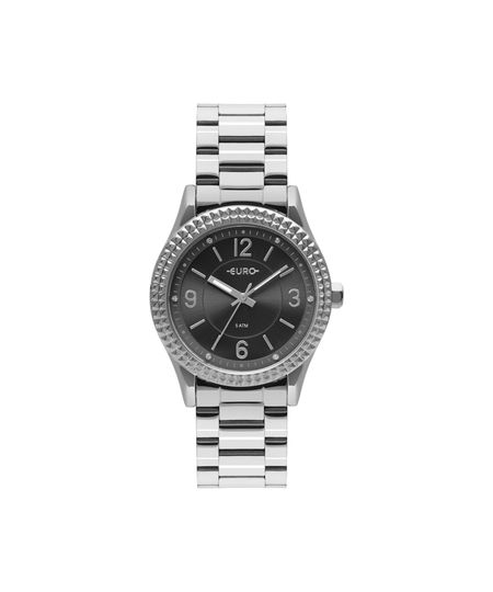 Relógio Euro Feminino Aro Spikes Prata EU2035YRA/3C Menor preço em Relógio Euro Feminino Aro Spikes Prata EU2035YRA/3C