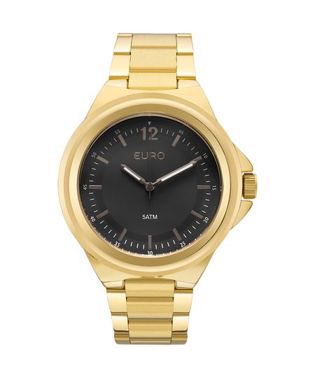 Relógio Euro Feminino Metal Trendy EU2039JC/4P - Dourado Menor preço em Relógio Euro Feminino Metal Trendy EU2039JC/4P - Dourado