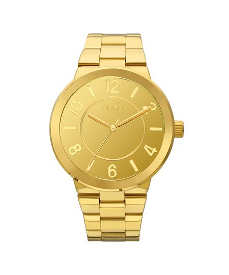 Relógio Euro Feminino Espelhados EU2036YLD/4K - Dourado Menor preço em Relógio Euro Feminino Espelhados EU2036YLD/4K - Dourado
