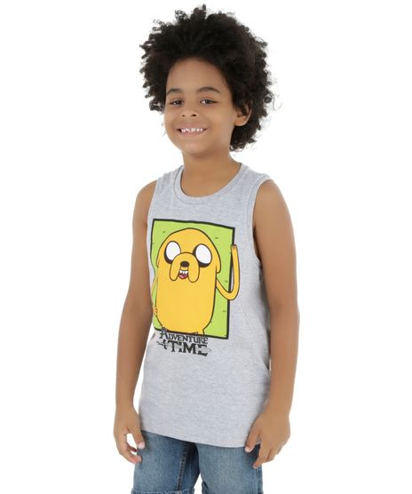 Regata-Hora-de-Aventura-Cinza-Mescla-8273394-Cinza_Mescla_1