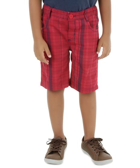 Bermuda-Slim-Xadrez-Vermelha-8276080-Vermelho_1