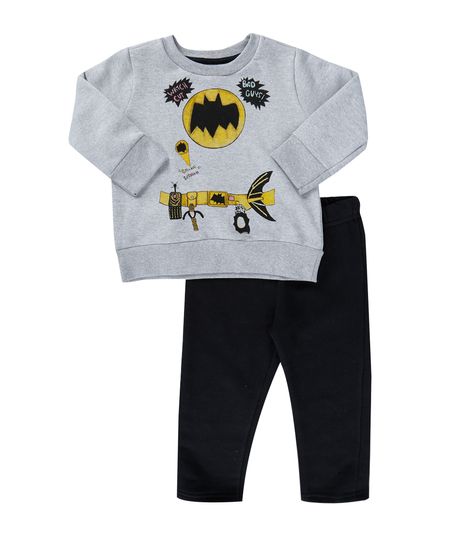 Conjunto-de-Blusao---Calca-de-Moletom-Batman-Cinza-Mescla-8268678-Cinza_Mescla_1