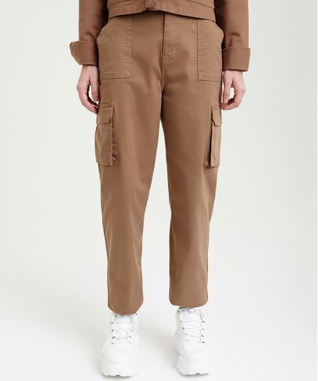 Calca-Feminina-Cintura-Alta-Mom-Pants-Cargo-Kaki-9250598-Kaki_1