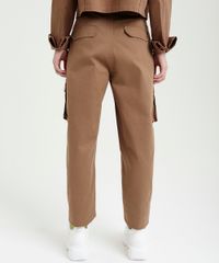 Calca-Feminina-Cintura-Alta-Mom-Pants-Cargo-Kaki-9250598-Kaki_4