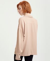 Camisa-Feminina-Transpassado-Manga-Longa--Kaki-9374624-Kaki_4