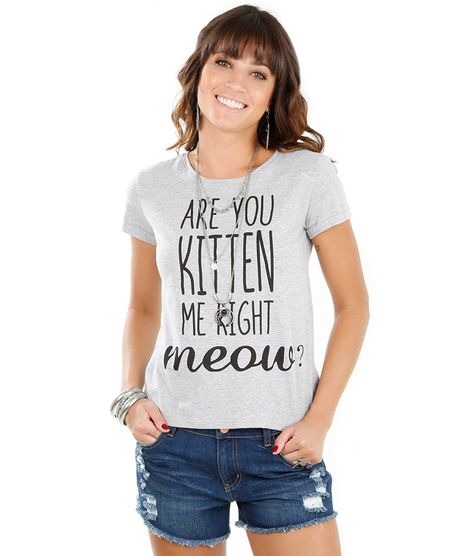 Blusa-com-Estampa--Are-You-Kitten-me-Right-Meow---Cinza-Claro-8144226-Cinza_Claro_1