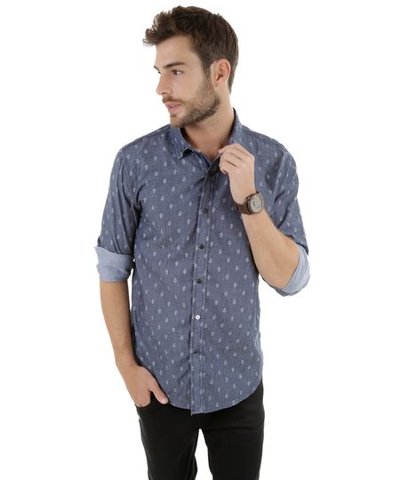 Camisa-Jeans-Estampada-Azul-Medio-8186632-Azul_Medio_1 Camisa-Jeans-Estampada-Azul-Medio-8186632-Azul_Medio_1