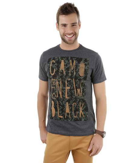 Camiseta--Camo-Is-The-New-Black--Cinza-Mescla-8271147-Cinza_Mescla_1 Camiseta--Camo-Is-The-New-Black--Cinza-Mescla-8271147-Cinza_Mescla_1