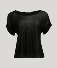 Blusa-Feminina-Ampla-Missoni-em-Trico-Manga-Curta-Preta-9221641-Preto_5