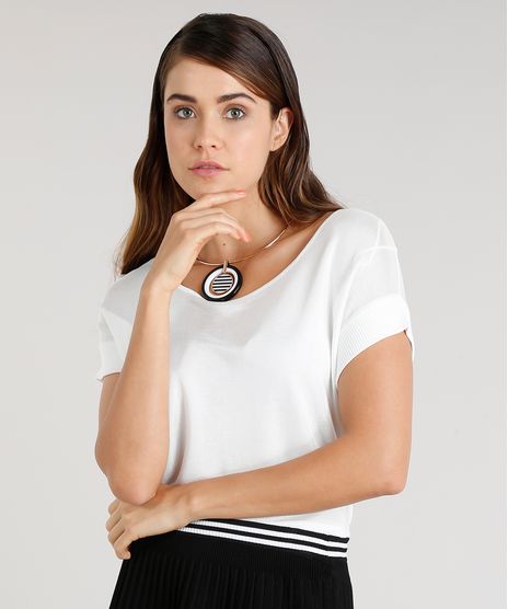 Blusa-Feminina-Ampla-Missoni-em-Trico-Manga-Curta-Off-White-9221641-Off_White_1