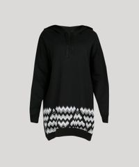 Blusao-Feminino-Longo-Missoni-Etnico-em-Moletom-com-Capuz-Preto-9301747-Preto_5