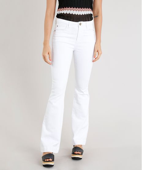 Calca-Flare-Feminina-Missoni-com-Bordado-Cintura-Alta-Branca-9337835-Branco_1