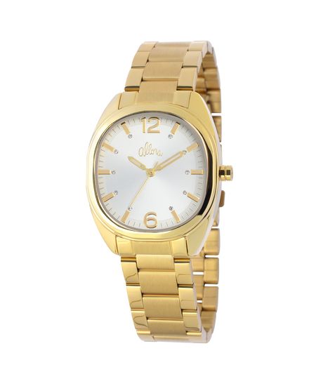 Relógio Allora Feminino Dourado - AL2035KT/4B Menor preço em Relógio Allora Feminino Dourado - AL2035KT/4B