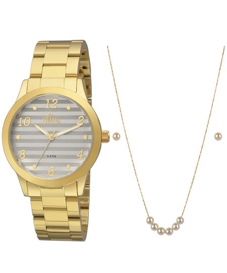 Relógio Allora Feminino AL2035FIF/K4C - Dourado Menor preço em Relógio Allora Feminino AL2035FIF/K4C - Dourado