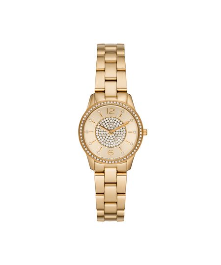 Relógio Mkors Feminino Mini Runway Dourado MK6618/1DN Menor preço em Relógio Mkors Feminino Mini Runway Dourado MK6618/1DN