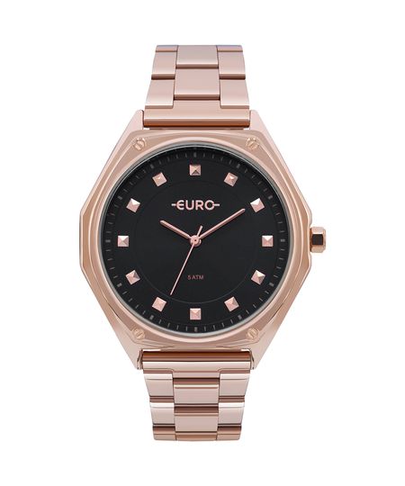 Relógio Euro Feminino Spike Geométrico Rosé - EU2035YOO/4P Menor preço em Relógio Euro Feminino Spike Geométrico Rosé - EU2035YOO/4P