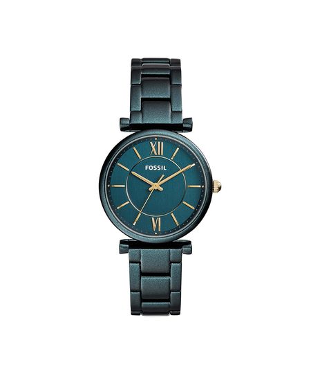Relógio Fossil Feminino Carlie Verde ES4427/1VN Menor preço em Relógio Fossil Feminino Carlie Verde ES4427/1VN