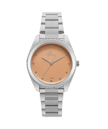 Relógio Allora Feminino Algodão Doce AL2035FMJ/1L - Prata Menor preço em Relógio Allora Feminino Algodão Doce AL2035FMJ/1L - Prata
