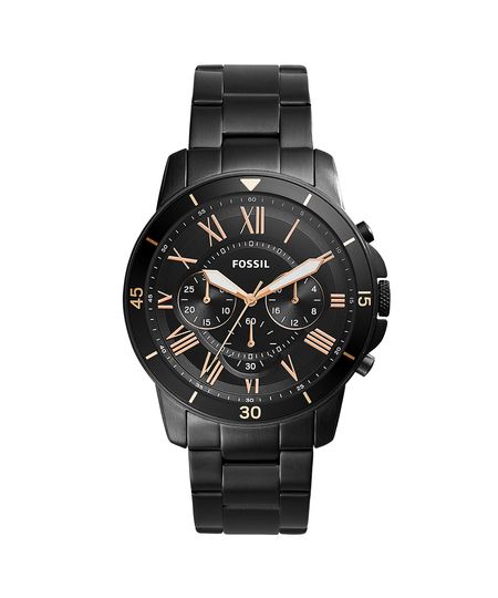 Relógio Fossil Masculino Grant Sport Preto - FS5374/1PN Menor preço em Relógio Fossil Masculino Grant Sport Preto - FS5374/1PN