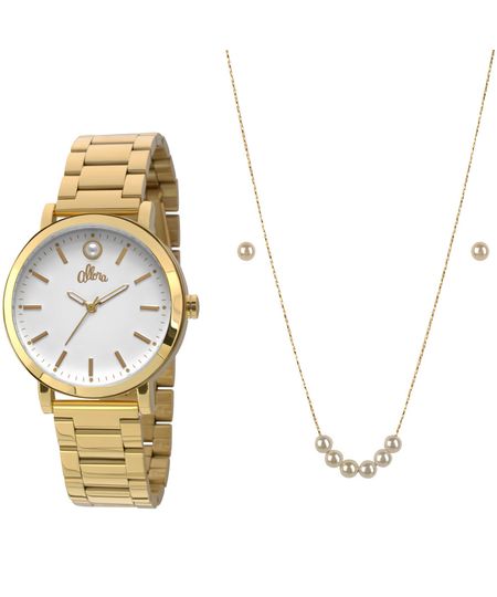 Relógio Allora Feminino AL2035EZU/K4B - Menor preço em Relógio Allora Feminino AL2035EZU/K4B -