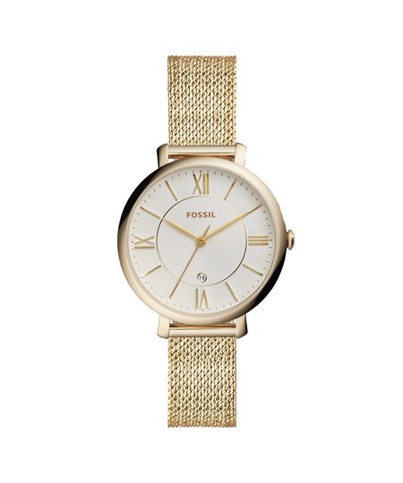 Relógio Fossil Feminino Ladies Jacqueline Dourado - ES4353/1TN Menor preço em Relógio Fossil Feminino Ladies Jacqueline Dourado - ES4353/1TN
