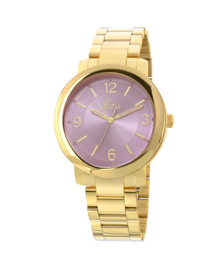 Relógio Allora Feminino AL2035EYL/K4G - Dourado Menor preço em Relógio Allora Feminino AL2035EYL/K4G - Dourado