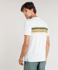 Camiseta-Masculina-Agua-de-Coco-com-Estampa-Listrada-Manga-Curta-Gola-Careca-Cinza-Mescla-Claro-9282780-Cinza_Mescla_Claro_3