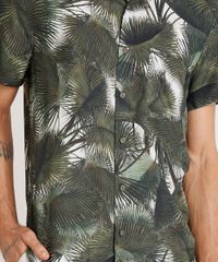 Camisa-Masculina-Agua-de-Coco-Estampada-Palmeira-Manga-Curta-Verde-Escuro-9334914-Verde_Escuro_4