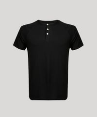 Camiseta-Masculina-Agua-de-Coco-com-Botoes-Manga-Curta-Gola-Careca-Preta-9282779-Preto_5