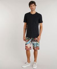 Camiseta-Masculina-Agua-de-Coco-Botone-com-Bolso-Manga-Curta-Gola-Careca-Preta-9344823-Preto_2